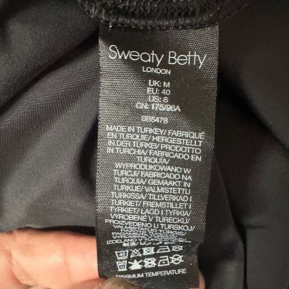 Sweaty Betty Explorer Ace Black Sleeveless Midi Dress Activewear Womens Medium - Picture 5 of 12
